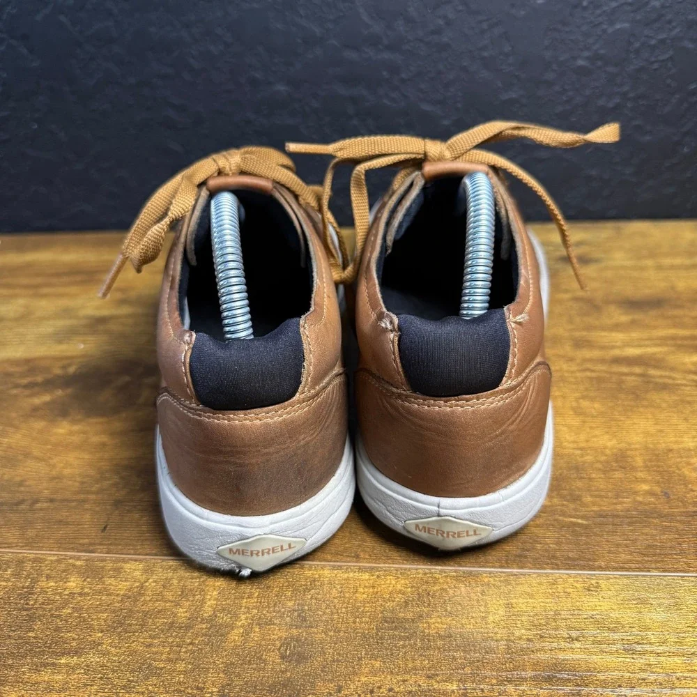 Merrell Freewheel 2‎ J32949 Tan Leather Casual Sneakers Mens Size 8